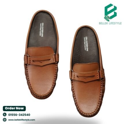 Men's Stylish Half Loafer Brown