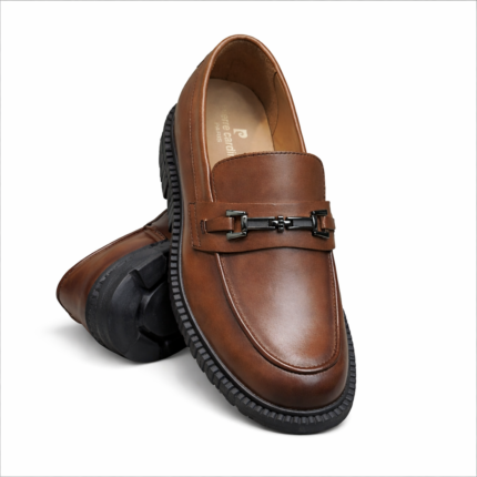 Man's Leather CHUNKY Loafers Brown