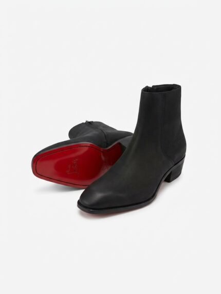 BOB Leather Sole Chelsea Boots with Cuban heels