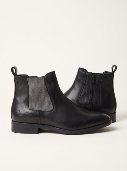 Men's Leather Chelsea Boot Black